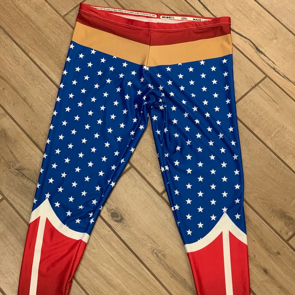Brave new look wonder woman  leggings.